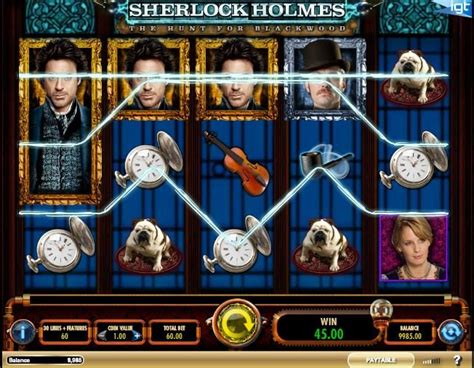 Sherlock Holmes Slot Machine .